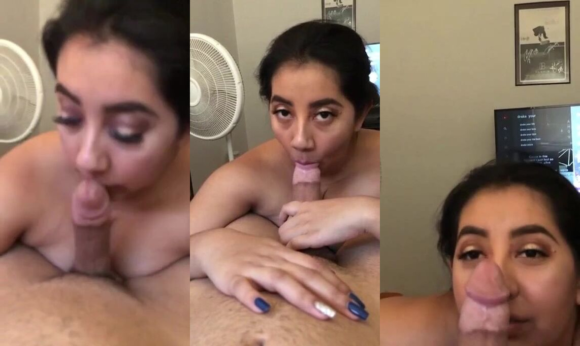 Beautiful NRI aunty dick sucking and licking balls of hubby