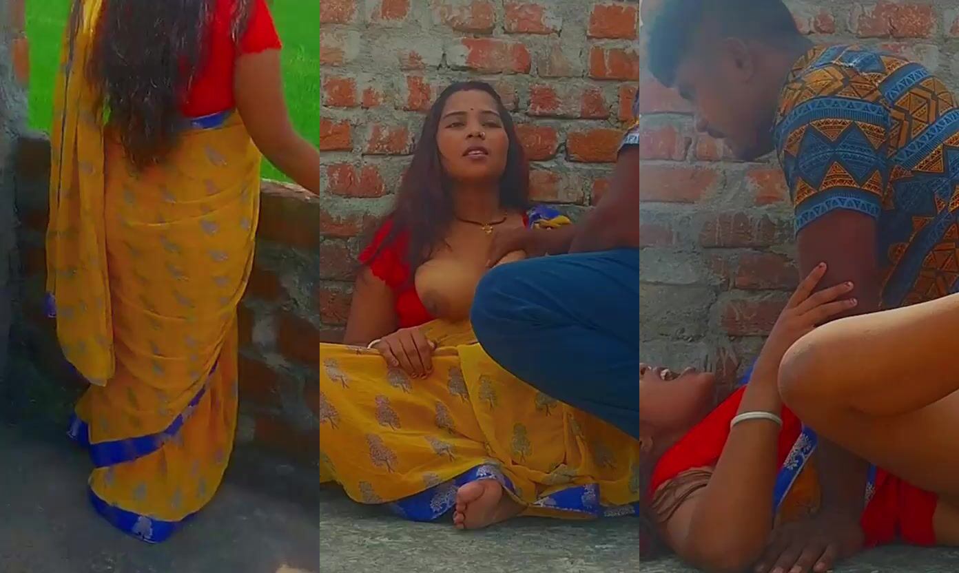 Bhojpuri village sexy bhabhi and devar illicit sex on terrace - XXX Clip