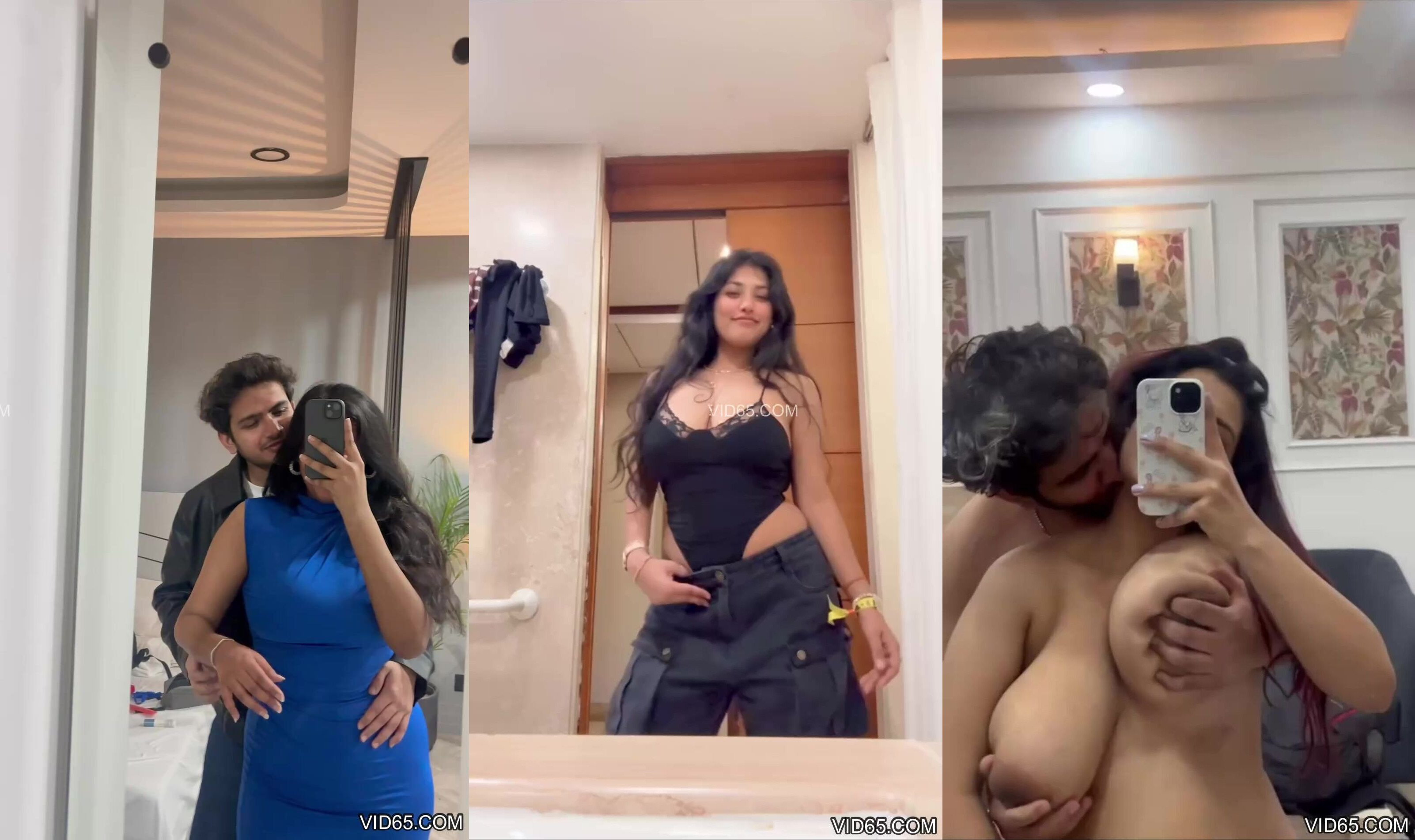Big boobs Instagram influencer hot romantic sex with bf in hotel