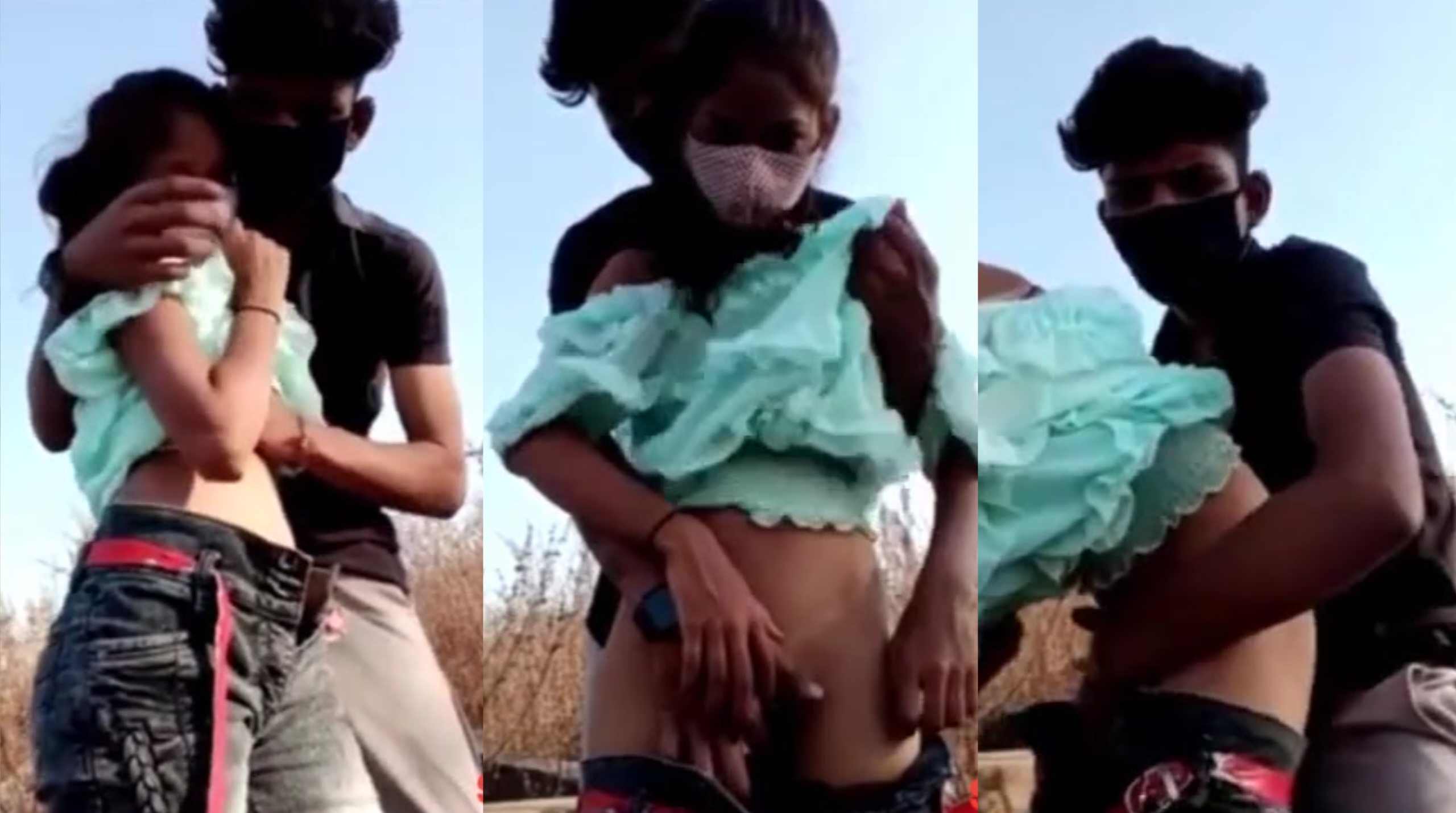 Bihari College Couple Stunning Outdoor Live Chudai MMS