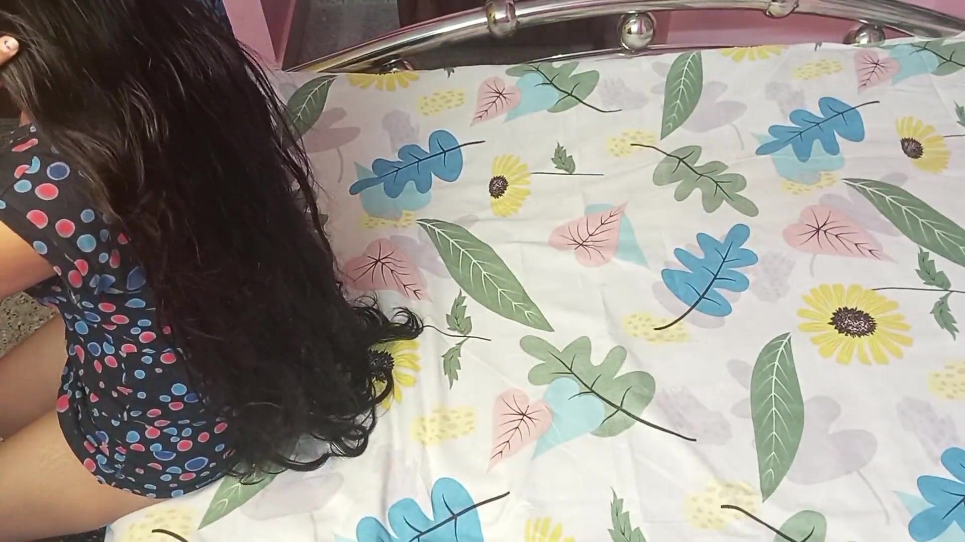 Busty 18 years old young sister dick sucking and fucking with big brother