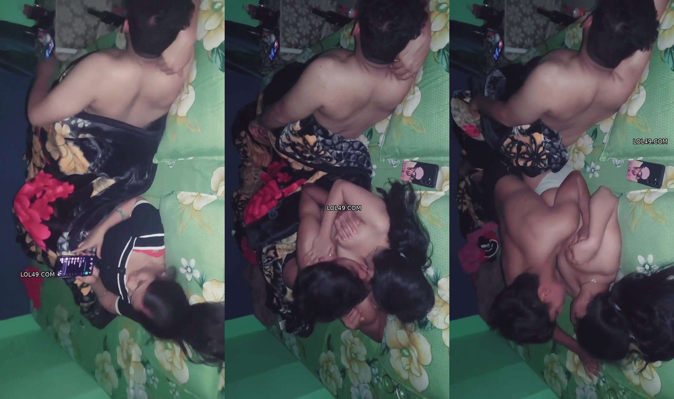 Cheater bhabhi fucking hard with devar besides hubby