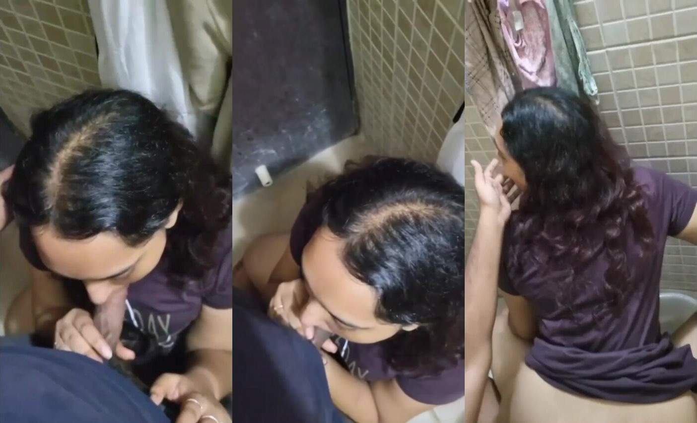 Cheating Wife Sucking Devar's Dick & Riding On It In Bathroom