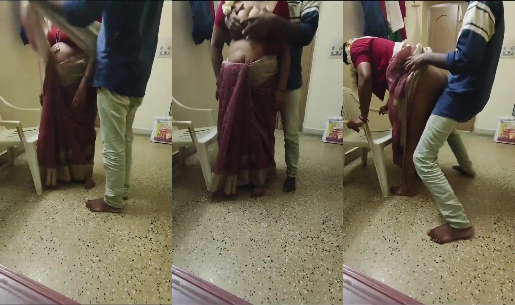 Chennai chubby mom and horny son viral doggy style fucking