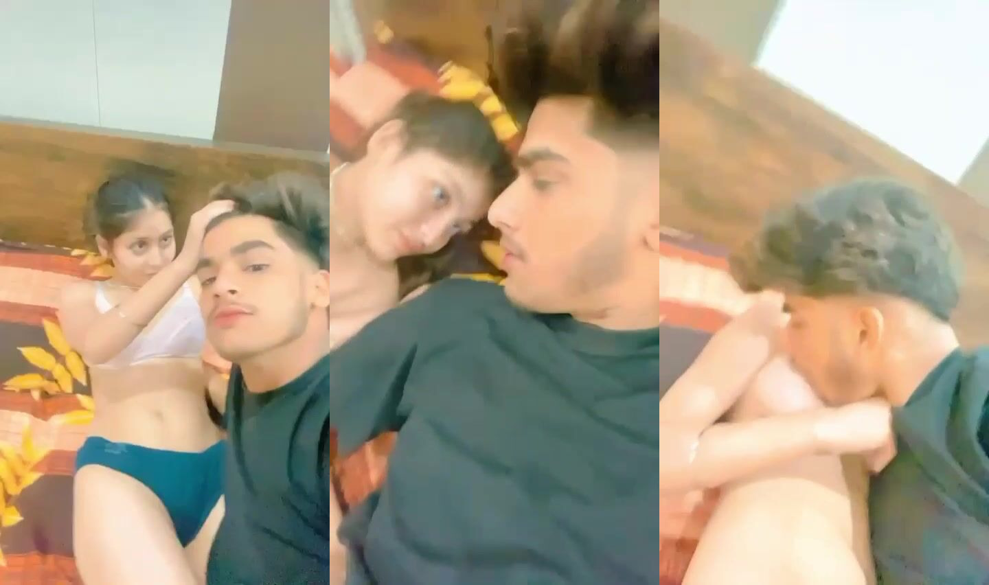 Cute Punjabi Shy Birthday Girl Hot Boobs Sucking By BF
