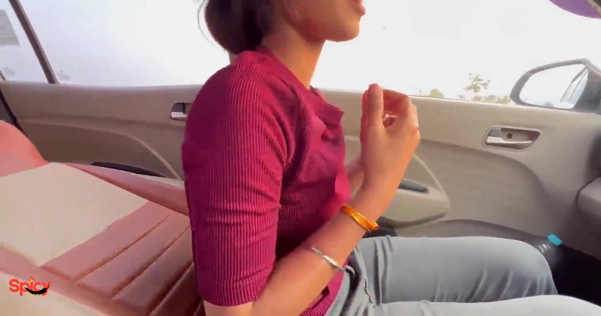 Delhi Horny Couple Risky Sex In Car With Hindi Talking