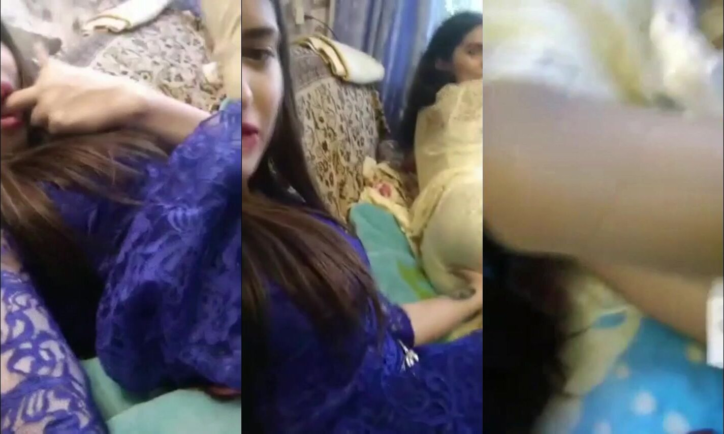Desi Lesbian Girls Pussy Fingering & Licking Viral Hot MMS