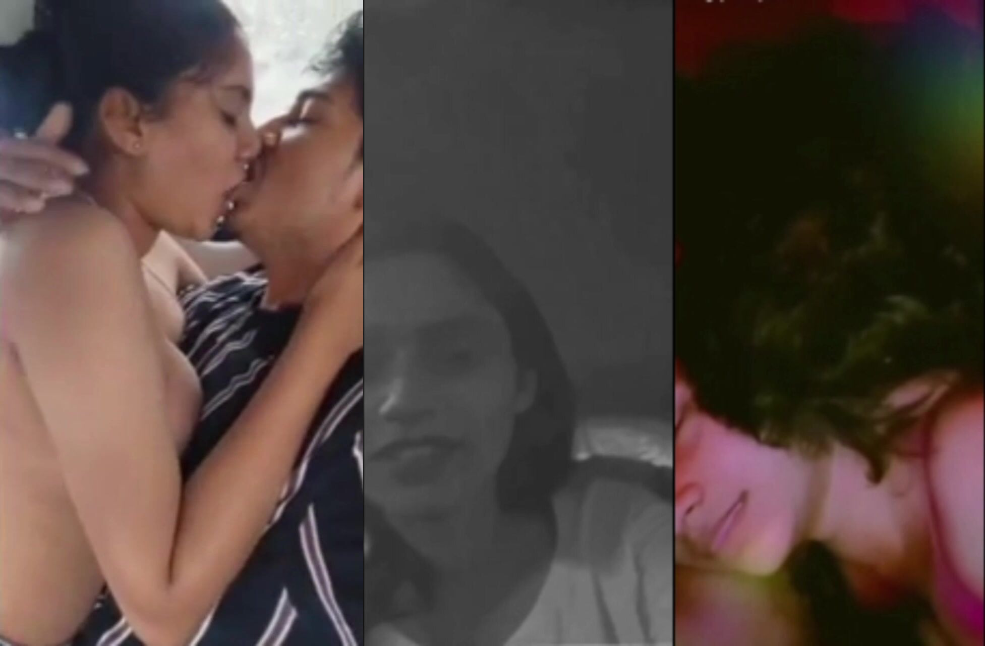 Desi Lovers Hot Kissing & Nude Romancing TikTok Video
