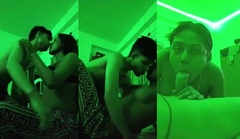 Desi slim playboy enjoying hot fuck with lusty neighbour girl