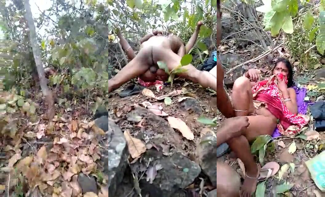 Exclusive Bihari Village Bhabhi Caught Fucking In Jungle