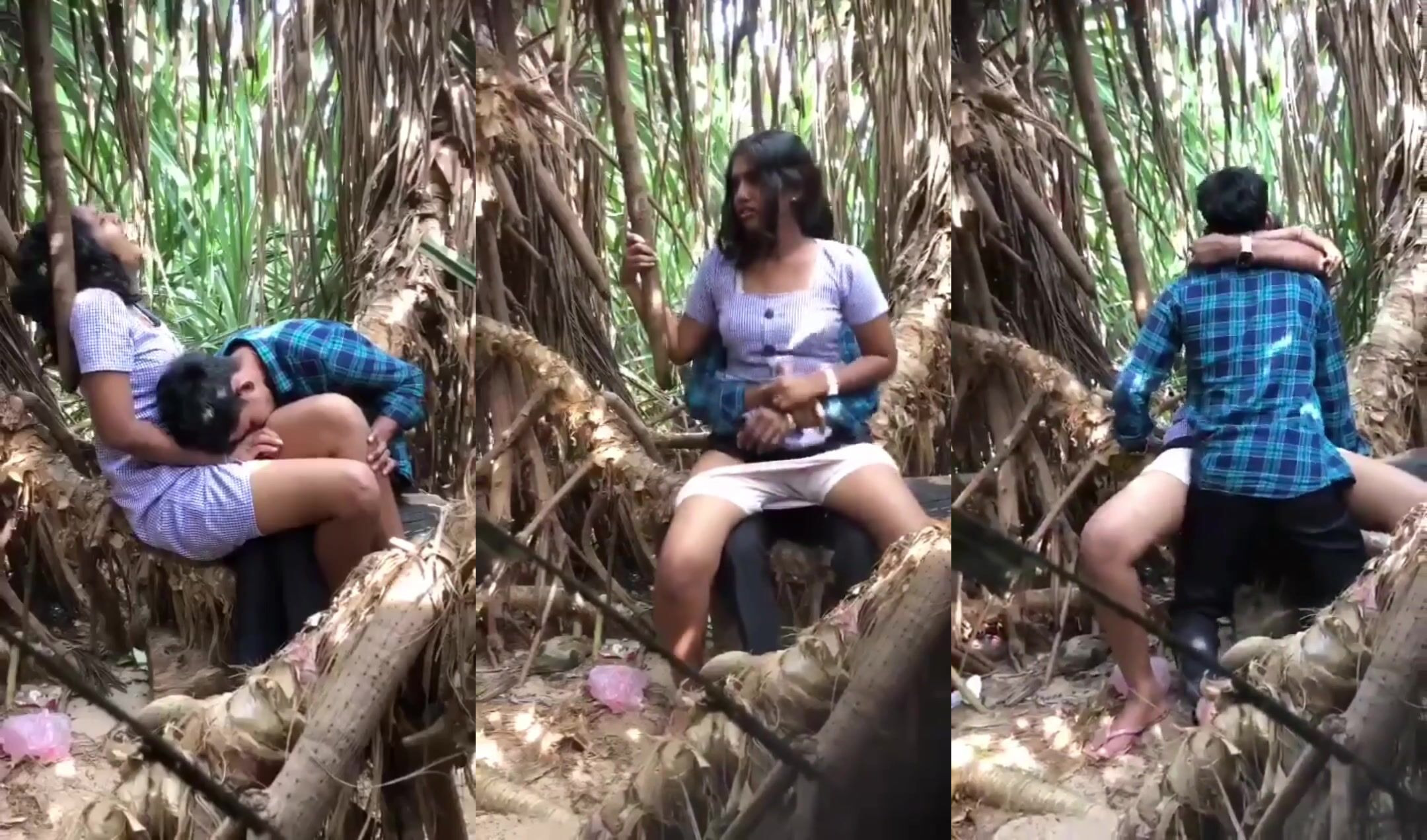 Exclusive outdoor sex of Mallu sexy couple in jungle