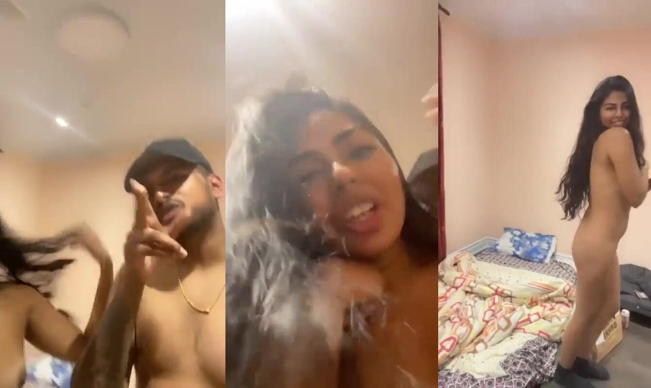 Gen Z Sexy Couple Hot Nude Dance Before Fucking