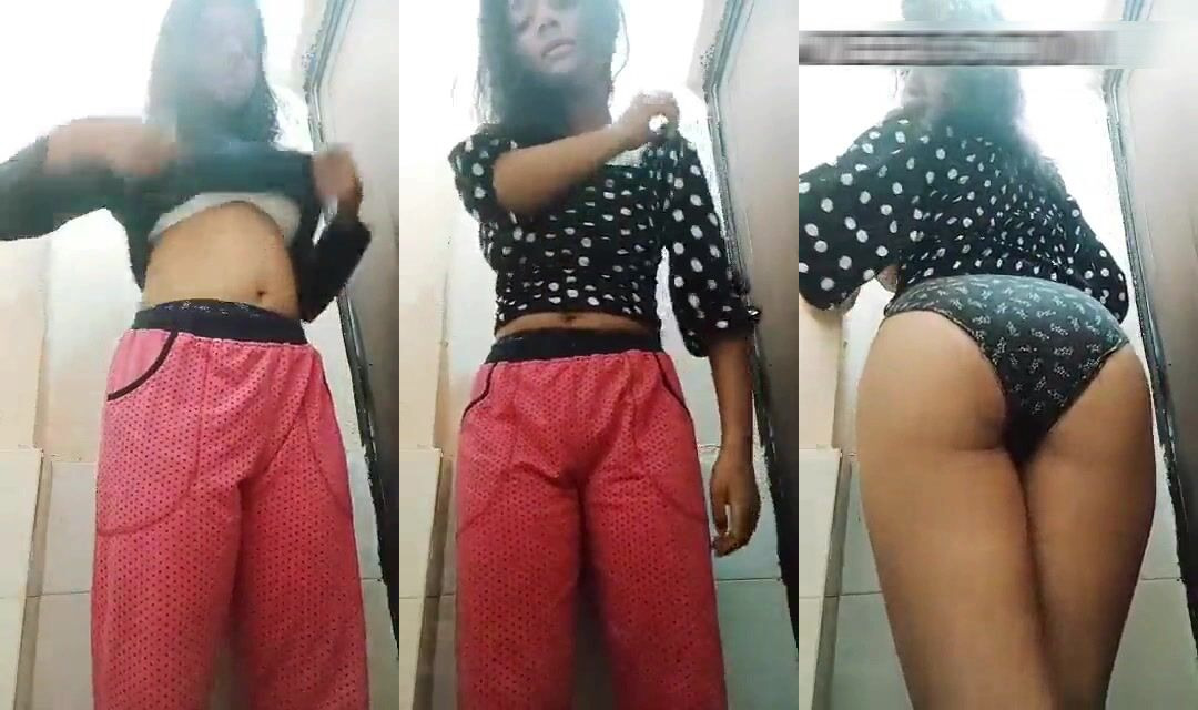 Hairy pussy Indian girl showing huge boobs and big ass
