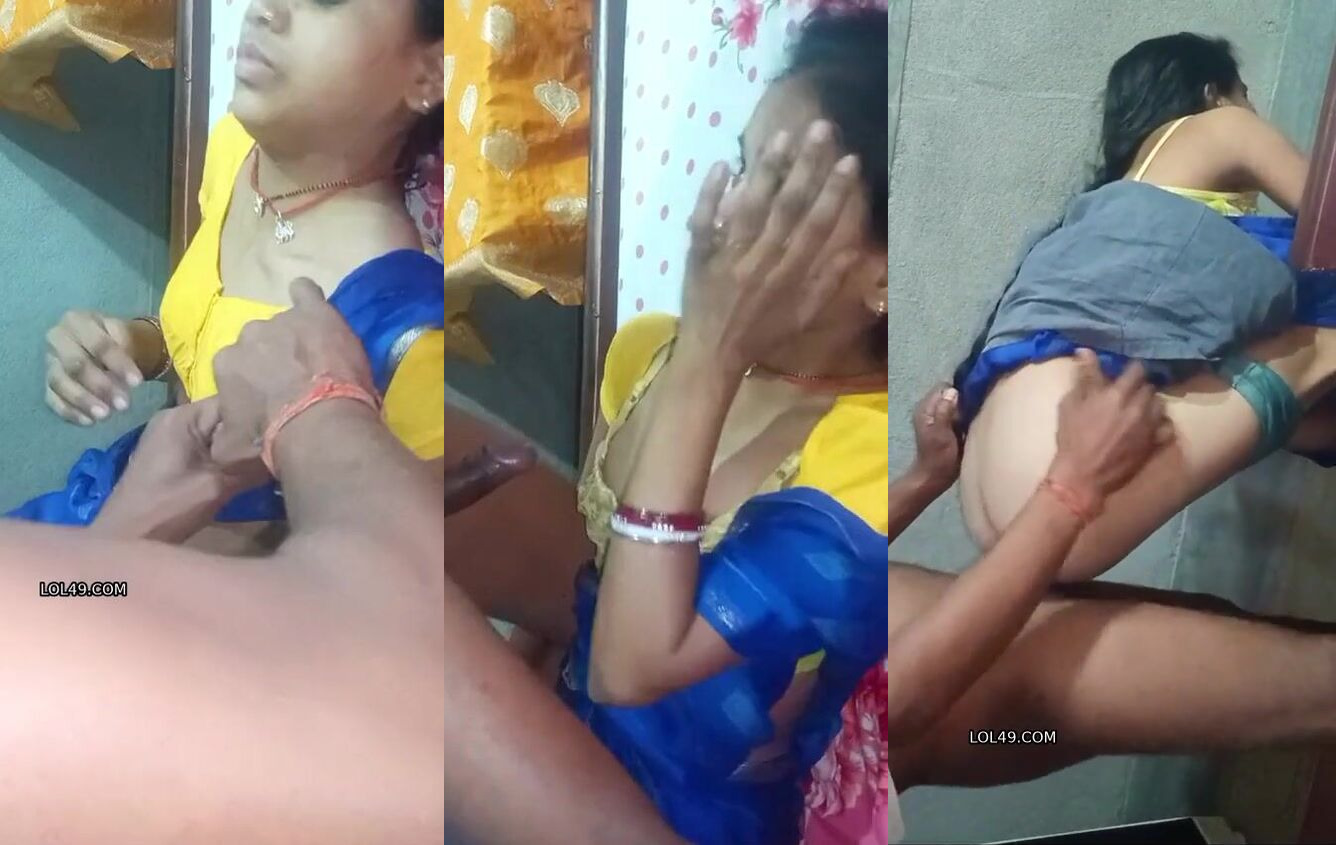 Horny village man sucking sister-in-law's boobs and fucking in doggy style - HD Video