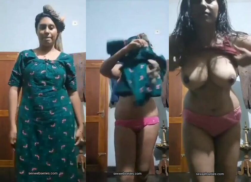 Hot newly married Marathi housewife nude boobs show - Watch Free