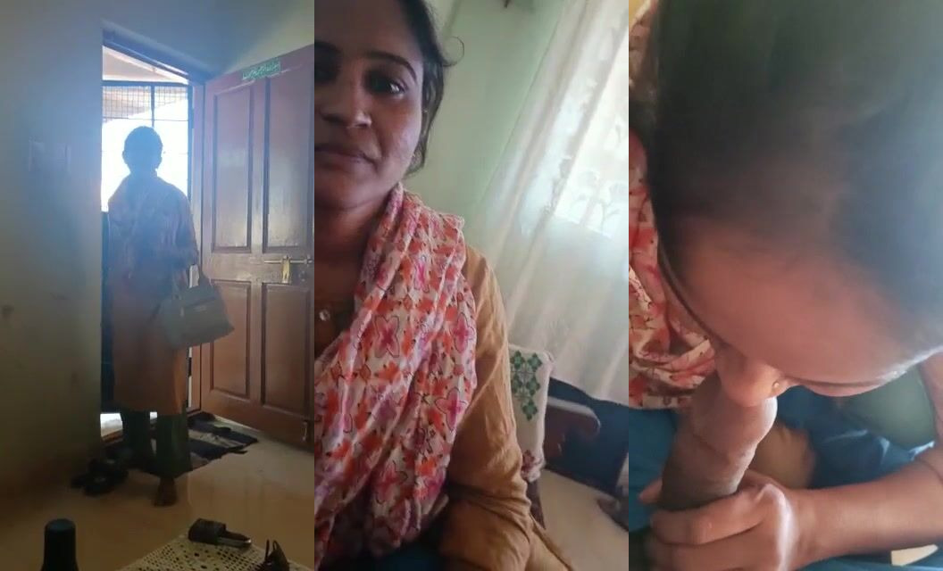 Kannada sexy Muslim aunty sucking dick for money