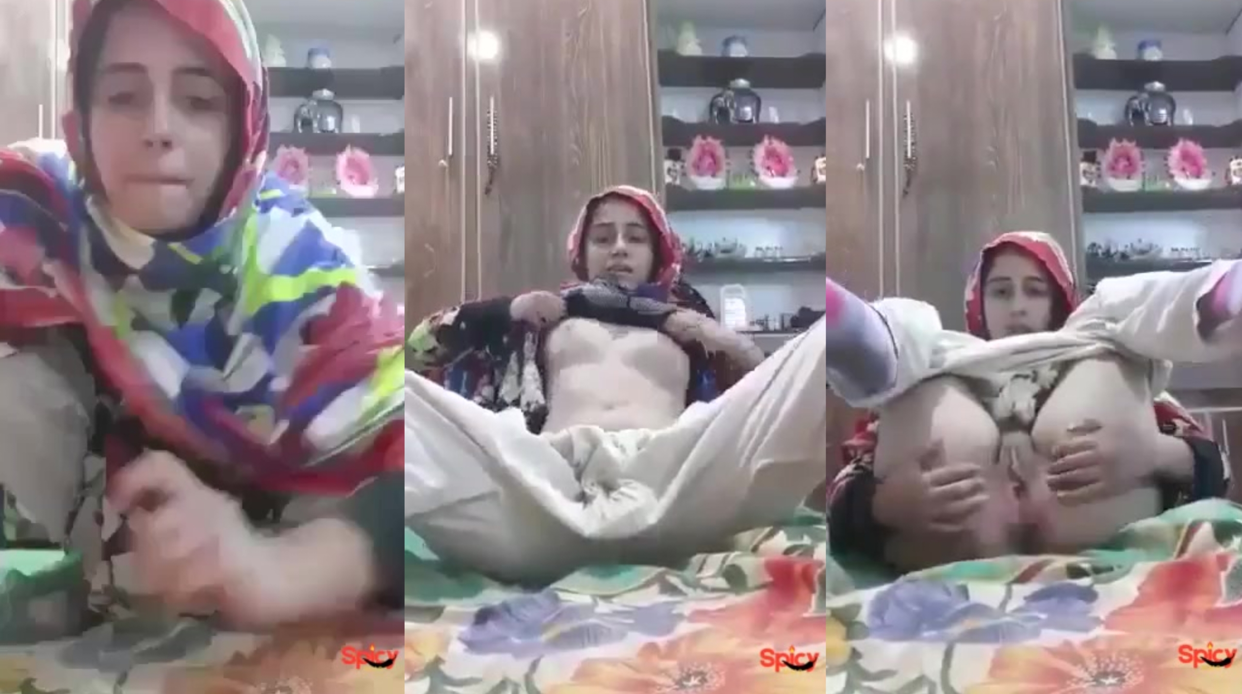 Kashmir Muslim Bhabhi Exposed Her Big Boobs & Pink Pussy
