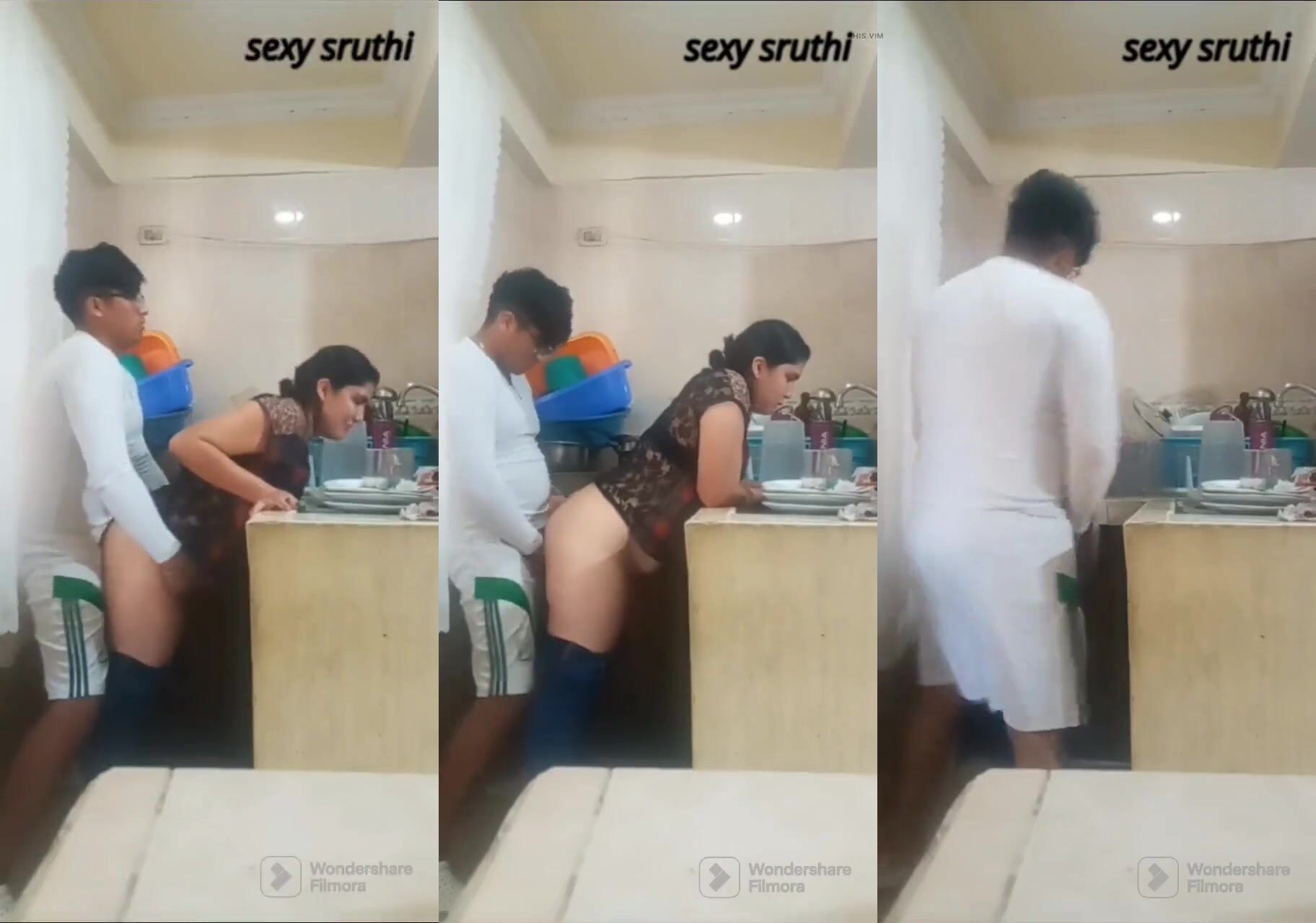 Kolkata bangla boudi fucking in kitchen with young devar