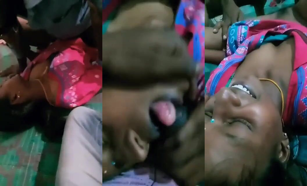 Madurai Tamil wife Shruti threesome sex with hubby and his friend