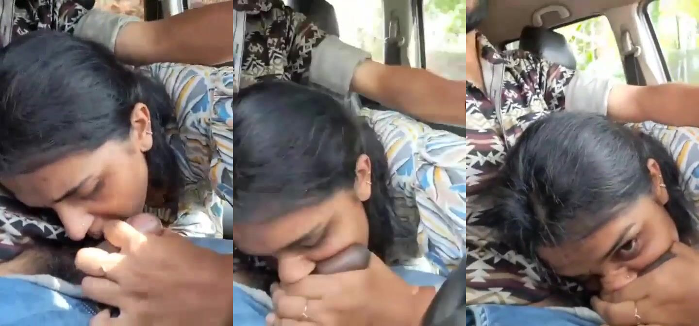 Mallu Nasty GF Giving Deep Blowjob To BF In Moving Car - Sri Lankan HD Video