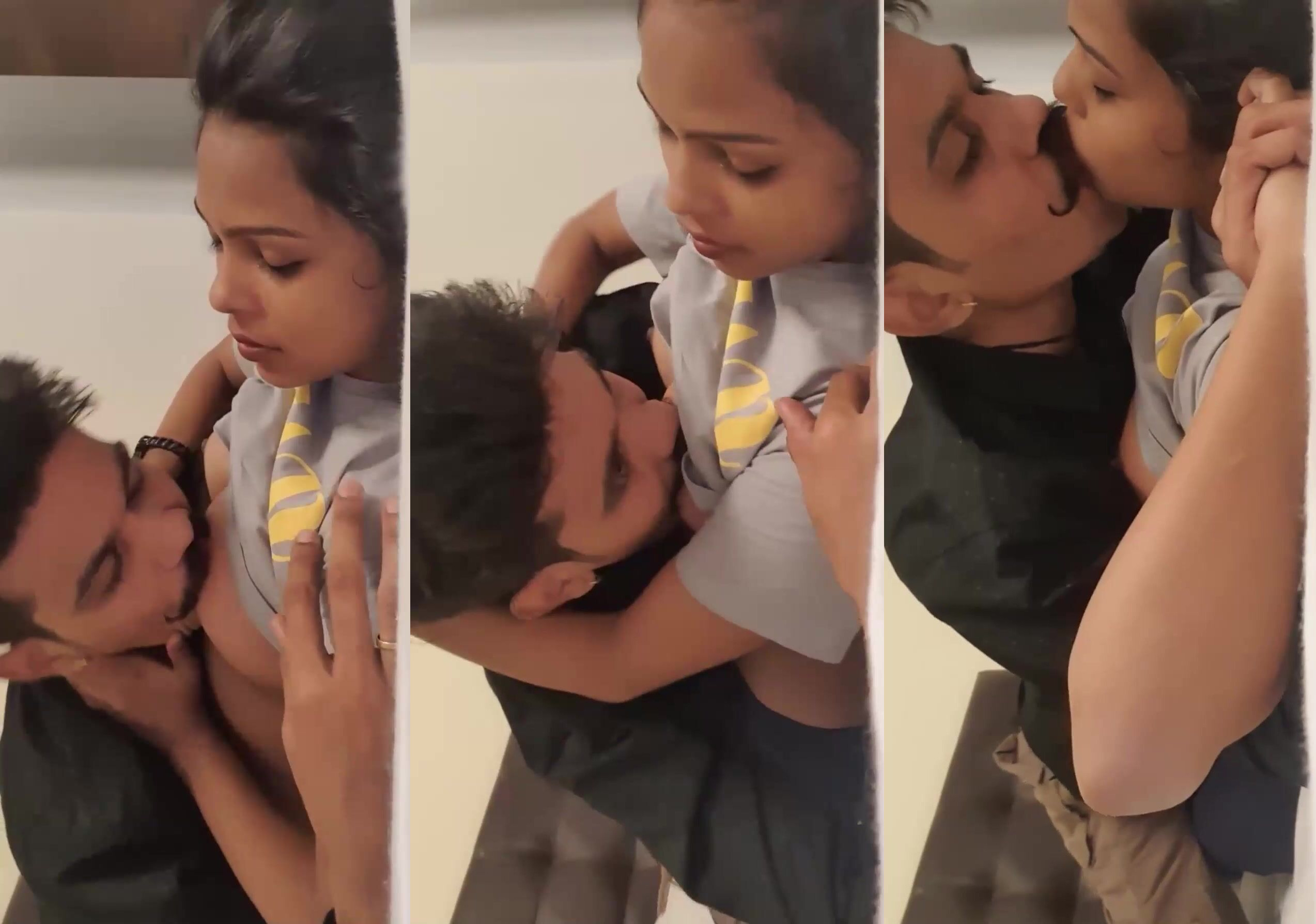 Marathi horny guy arousing girlfriend with boobs sucking - XXX Clip