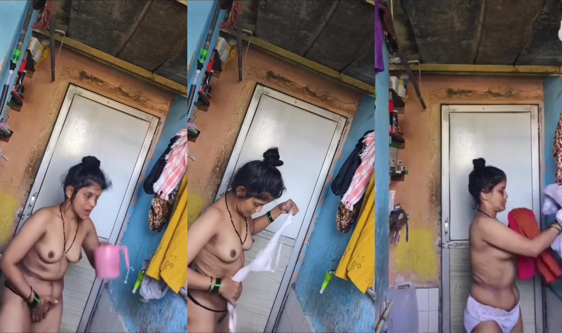 Marathi village aunty erotic nude bathing xxx mms