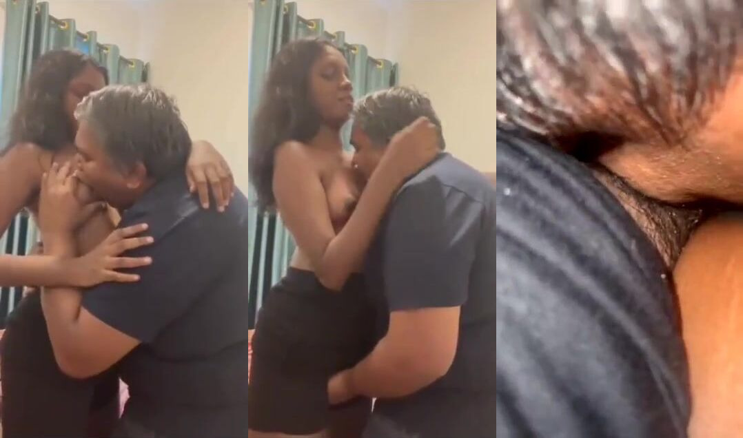 Mature Indian Uncle Enjoying Young Sexy Girl's Boobs & Pussy - Watch Free