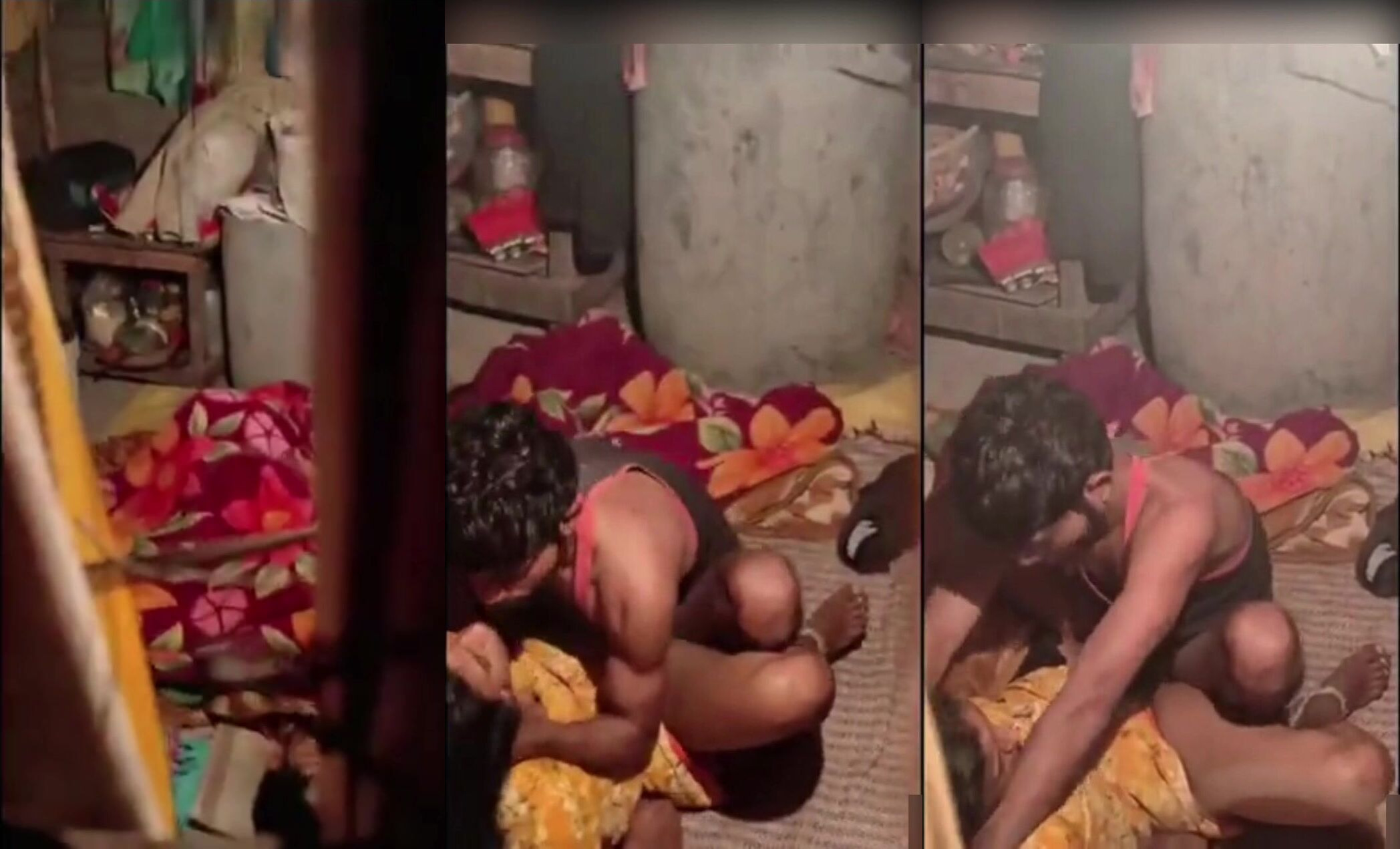 Neighbour Secretly Records Desi Village Couple Hot Night Sex