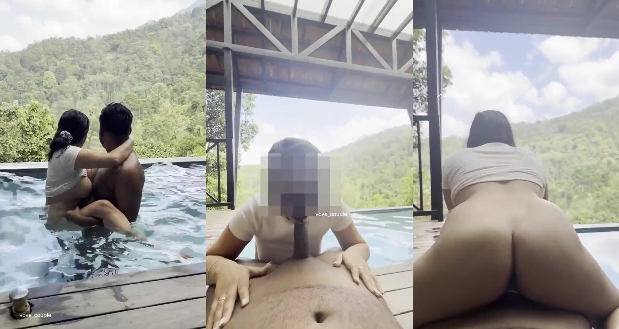 Newly married Tamil couple stunning resort sex tape