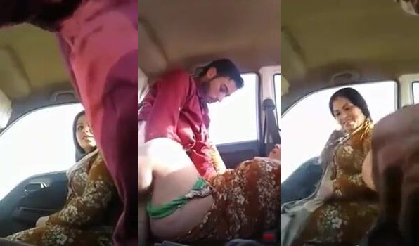 Pakistani Hot Aunty Intense Chudai With Lover In Car