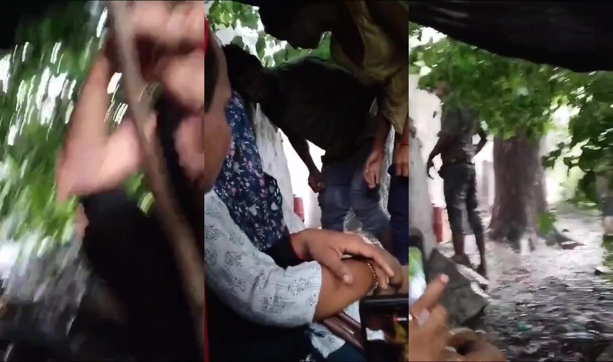 Randi gone crazy as customer cums into pussy in outdoor sex