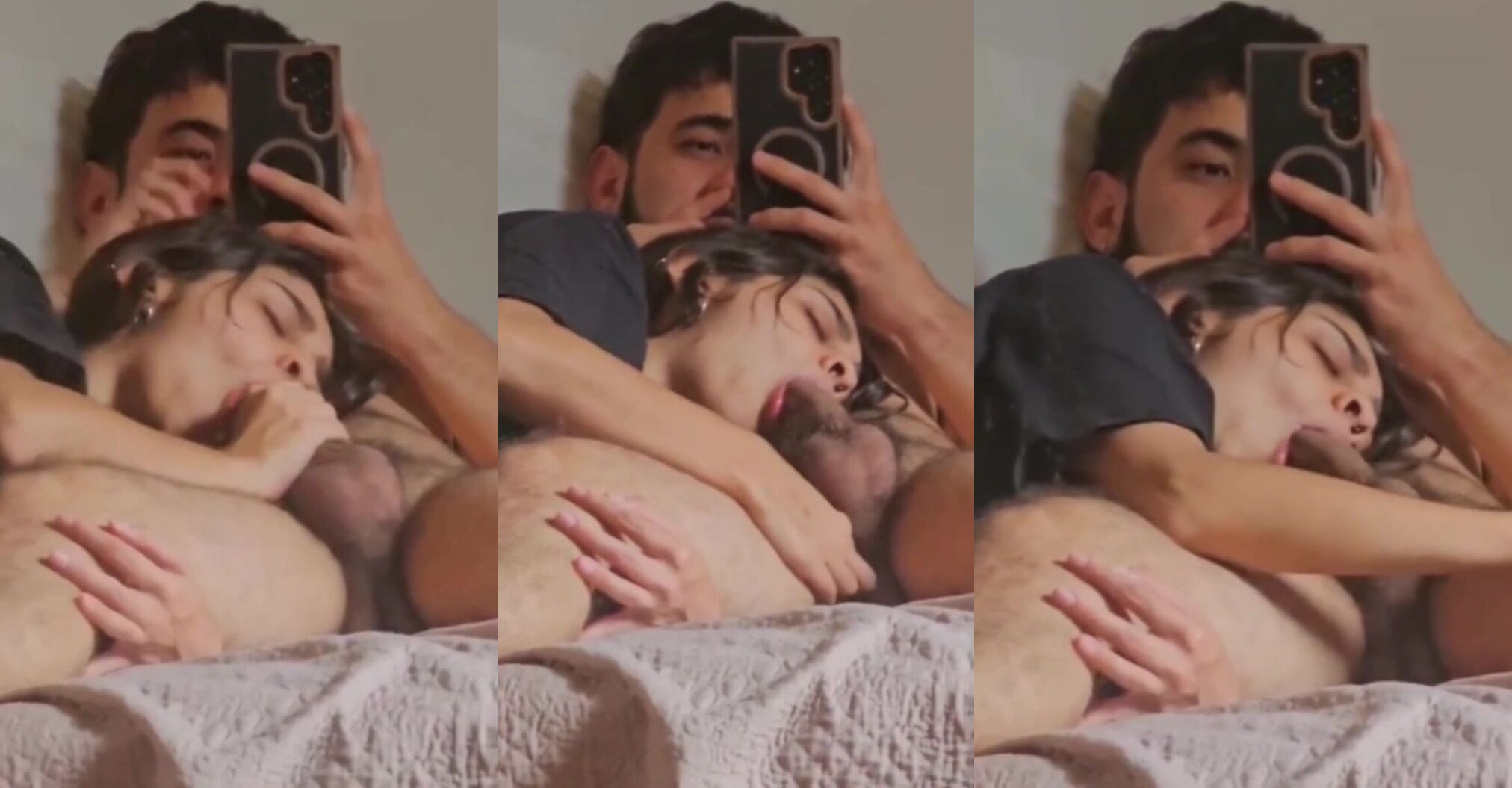 Sexy Gujarati Couple Hot Dick Sucking Mirror Selfie Clip - XXX Clip