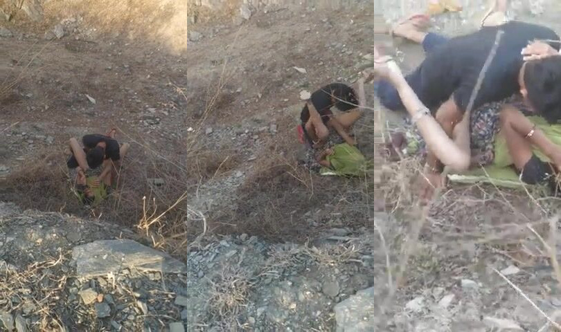 Shy Bihari bhabhi and boyfriend caught in spicy outdoor sex mms