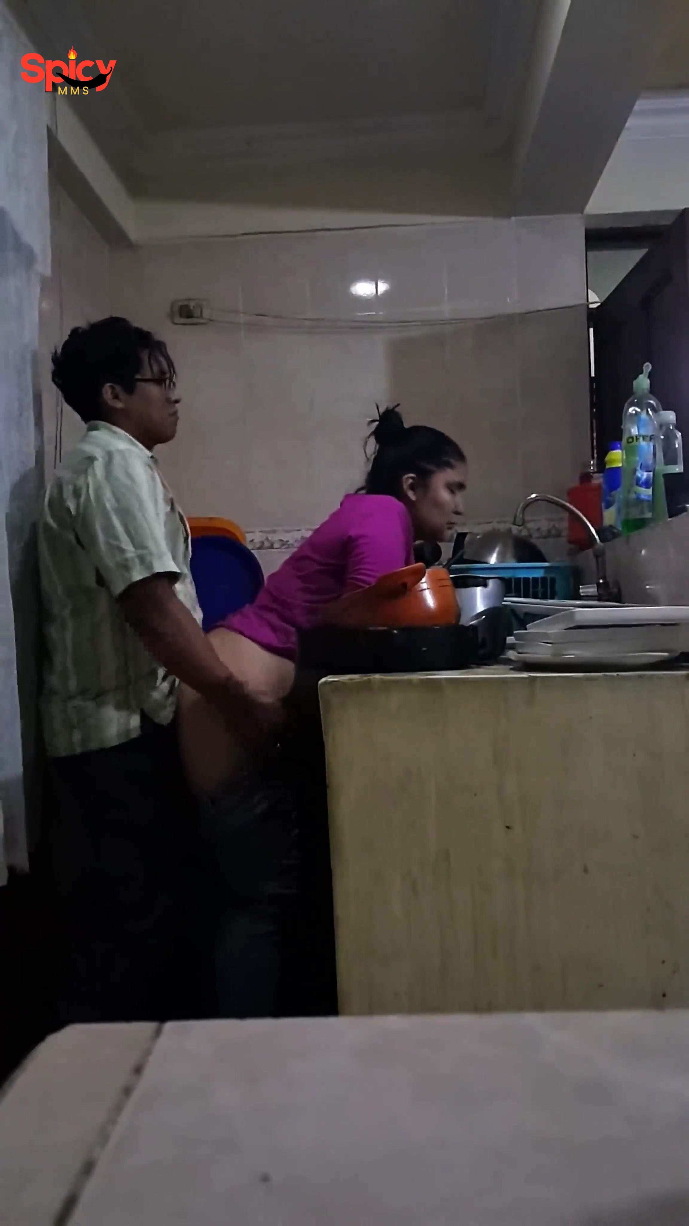 Small Restaurant Owner Fucking Horny Maid In Kitchen