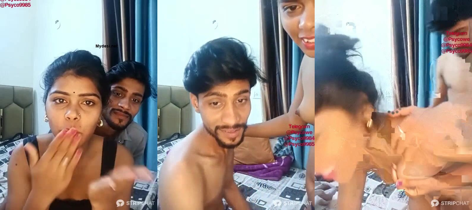 Telegram live cam sex of sexy married couple for money