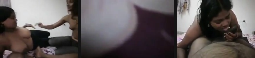 Telugu Mama Brings Home Local Girls For Blowjob Sex | This sex-hungry mama brings home 2 local call girls to satisfy his sexual needs. In this desi XXX bf, you’ll see blowjob sex & a big ass teasing scene!