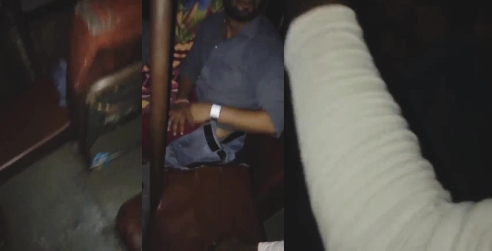 UP bus conductor and passanger girl caught while fucking in bus
