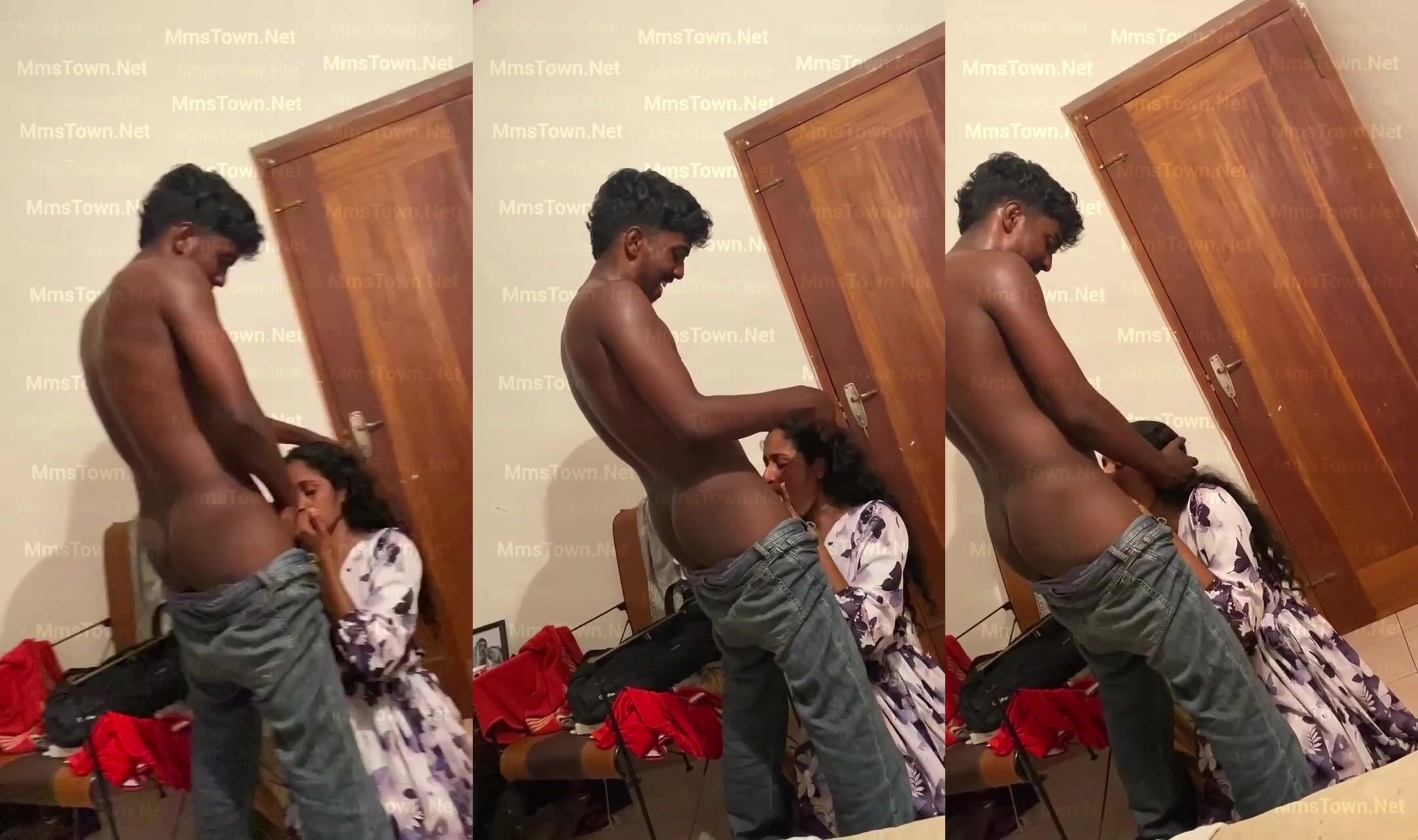 Vellore tamil girl's mouth fucked by horny lover on his birthday
