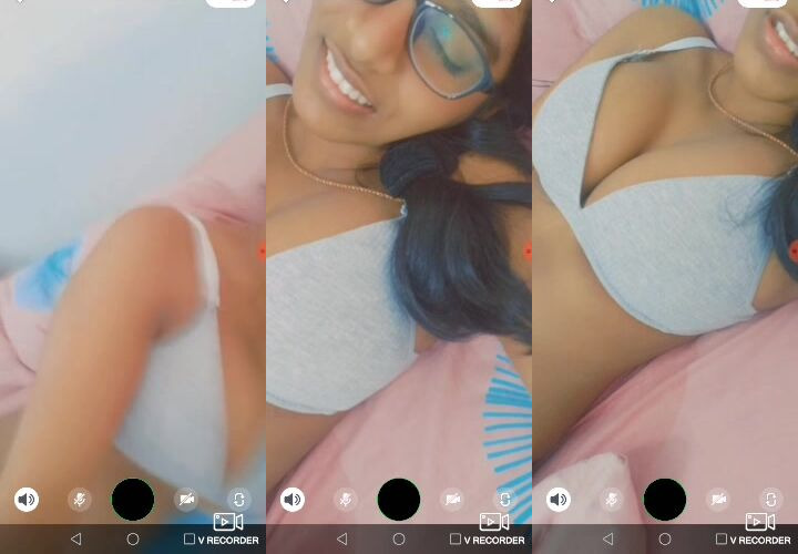 Vellore tamil girlfriend showing boobs and ass on vc to naughty bf