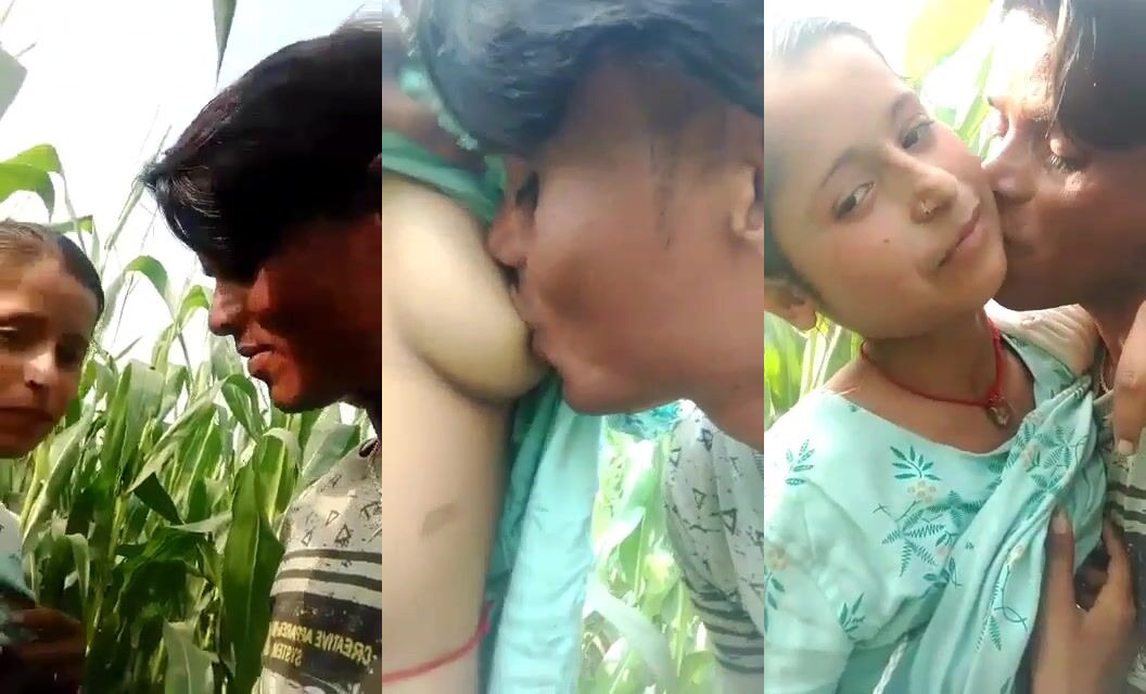 Village Bihari boy hot chudai with girlfriend in farm
