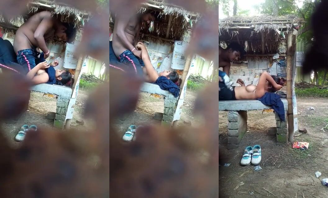 Young Bihari Village Lovers Risky Sex Along Roadside