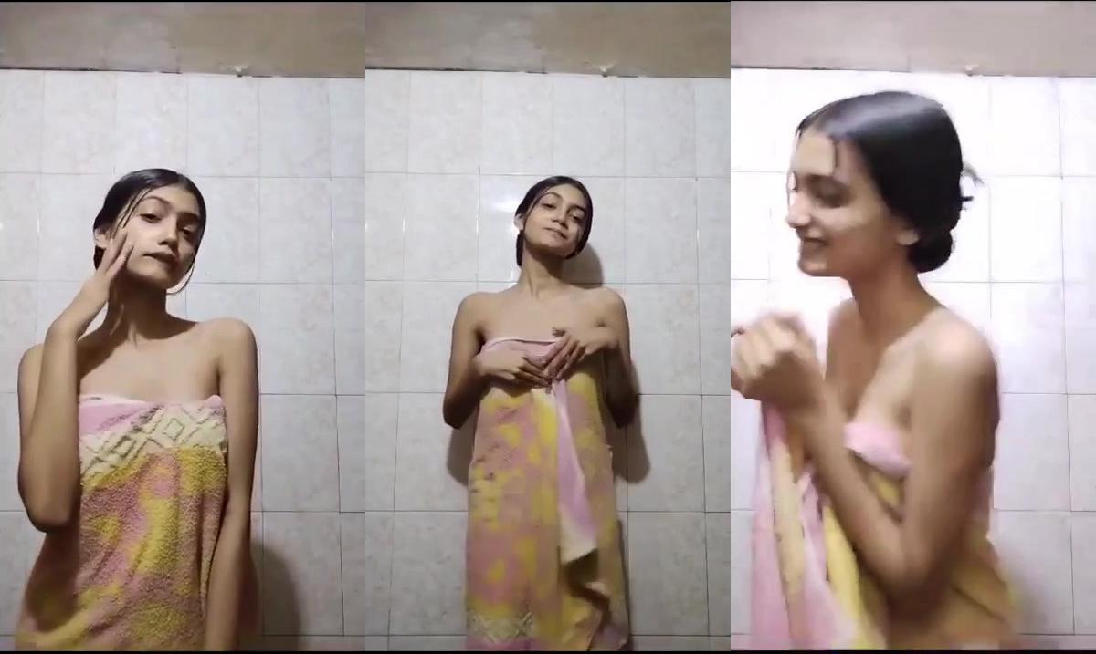 SL School Girl Chathu – Sri Lanka ටවල් එකත් ගලවගෙන එයාගෙ දාංගලේ | SinhalaHub - Full HD Video