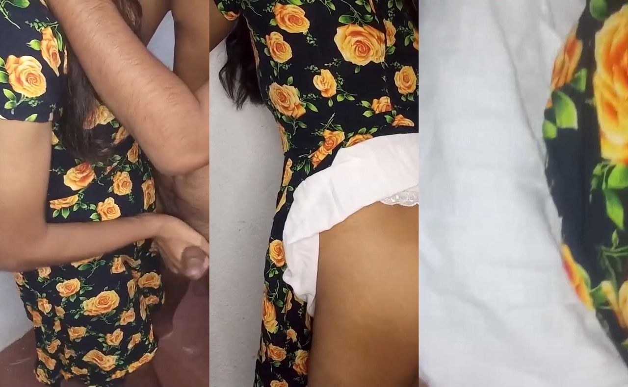 Sri Lankan very beautiful village girl fuck cum inside pussy
