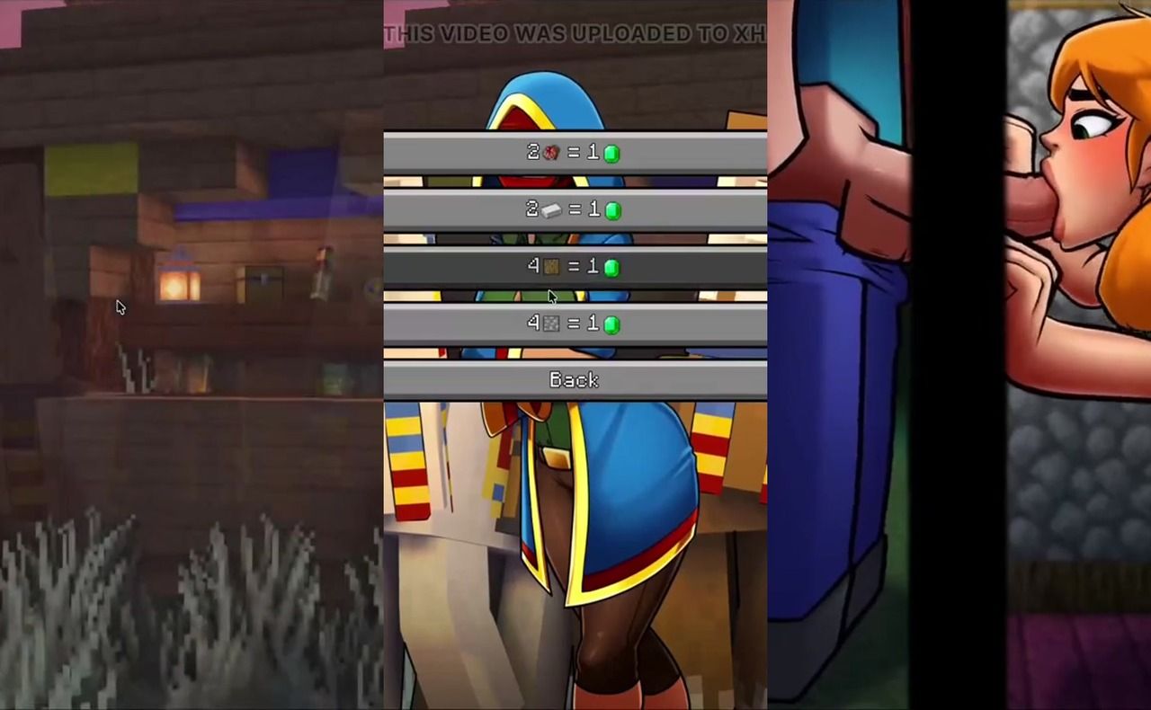 Alex Sucks Steve Through a Gloryhole! Sloppy Blowjob HornyCraft Minecraft Parody