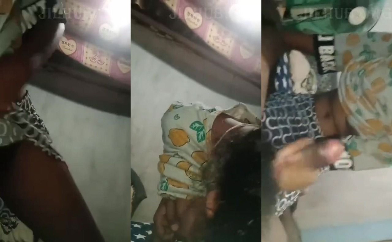 Lankan Village Girlfriend Trying So Hard to Give a Tit Job for Her Boyfriend.