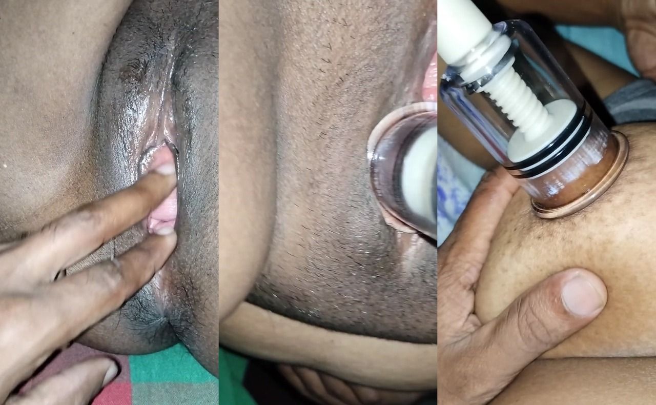 BDSM with my sri Lankan stepmom tits pumping and pussy pumping