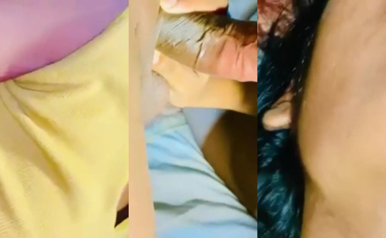 Sri Lankan Cute Wife and Hubby Enjoy The Night