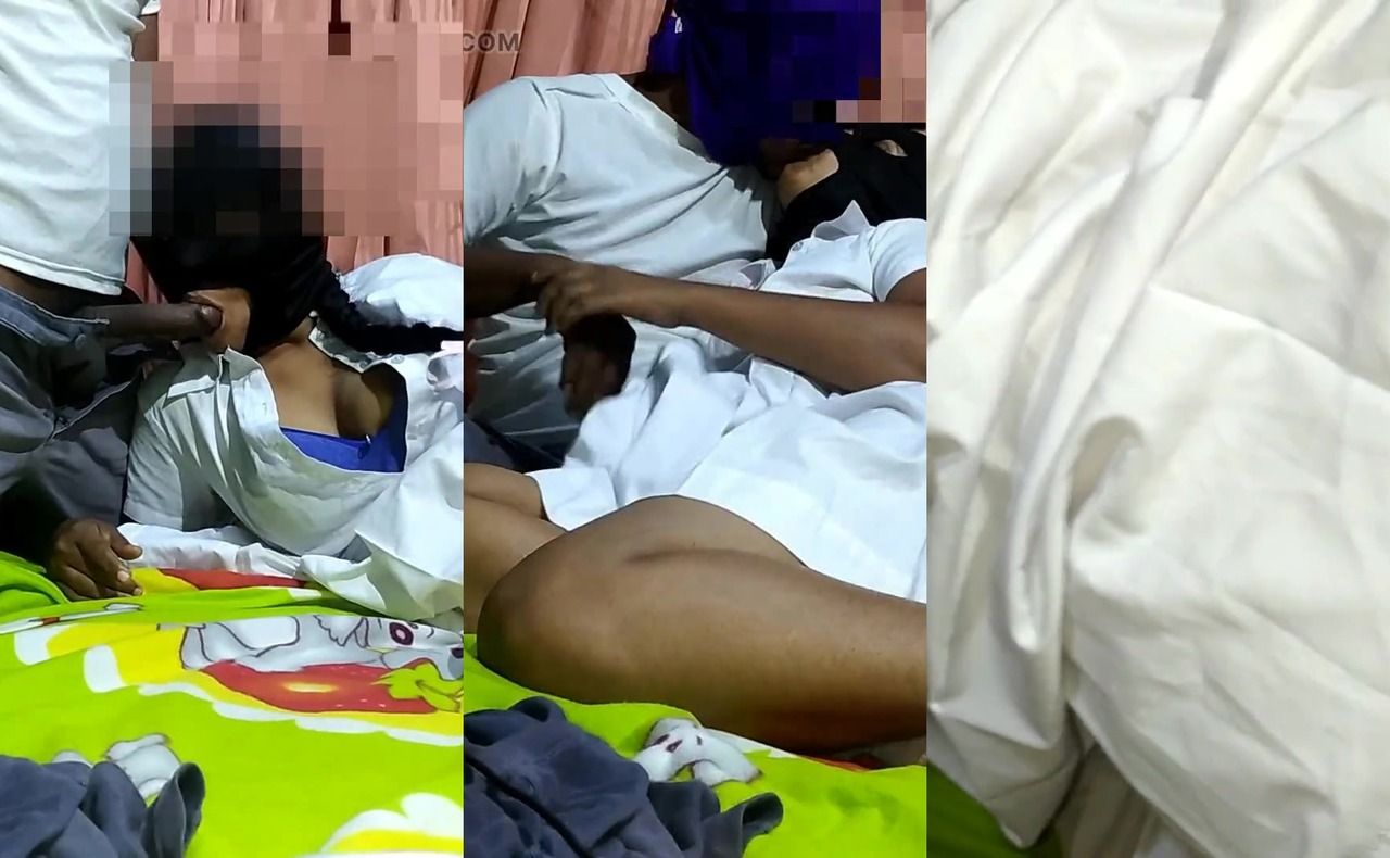 Sri Lankan School girl nude sex with teacher happened after her nude show and teacher kissed her lips and he pulled her